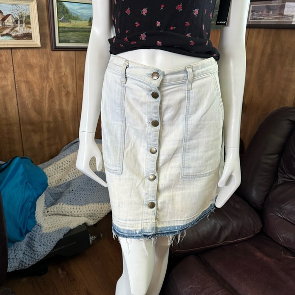 Current/Elliot Jean Skirt - Picture 1 of 4